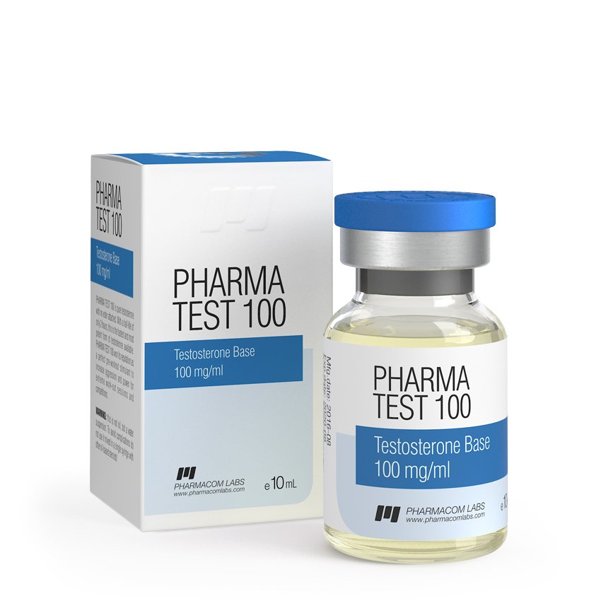 Pharmacom Pharmatest 100 Water Base Testosterone Base -: 10ml/Vial, 100 mg/ml