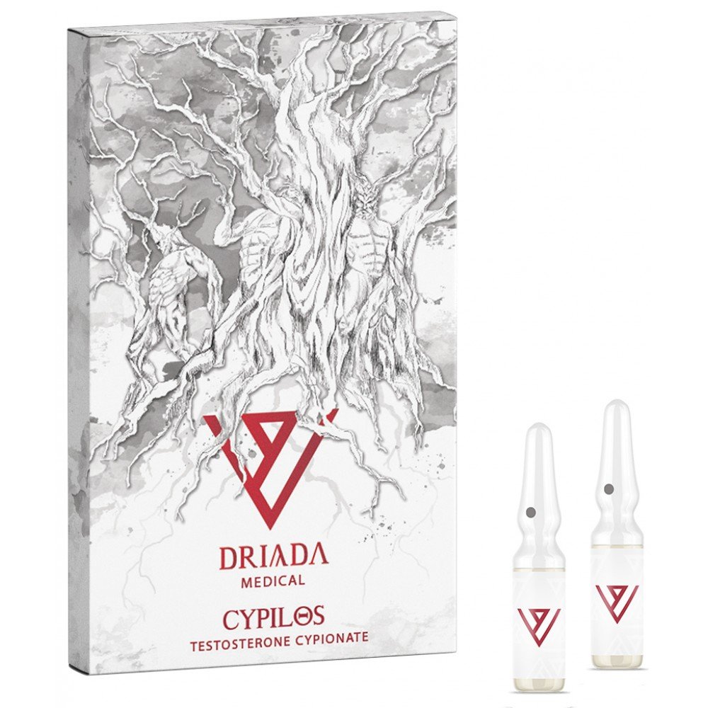 Driada Medical Cypilos 250 mg/ml (Testosterone Cypionate) Ampoules 10 x 1ml